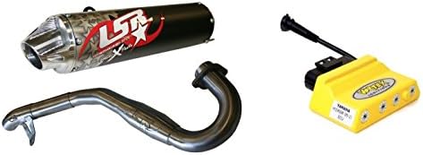 LONESTAR RACING FULL EXHAUST &amp; VORTEX EFI ECU YAMAHA YFZ450R YFZ450X RED