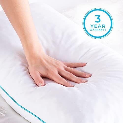 Linenspa Pillow Queen Size Set of 2 2 Pack Shredded Memory Foam Bed
