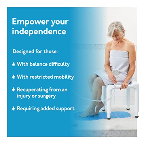 Carex Universal Bath Seat and Shower Chair Bath Chair Supports Up To