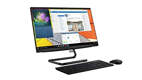 Lenovo IdeaCentre A340 multitouch All in one Desktop: 23.8″, i3-8100T, 12GB DDR4 RAM, 256GB SSD, DVD-RW Burner, Win 10 Home