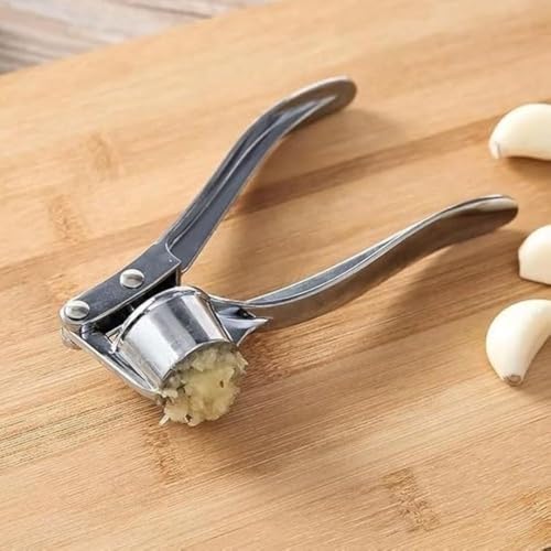 Amassador de Alho Profissional em Aço Inoxidável, Espremedor e Triturador Fácil de Usar, Durável