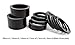 The Flying Wheels 10 pc Bike Bicycle Full Carbon Headset Spacer 1-1/8
