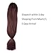 3 Pack 33# Jumbo Braids Hair Kanekalon Crochet Braiding Hair 48inch African Collection Xpressions Synthetic Fiber Braiding Hair Extensions 57g/pack color Red