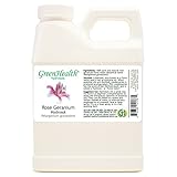 Rose Geranium Hydrosol - 16 fl oz Plastic Jug w/ Cap - 100% pure, distilled from essential oil