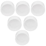 6 Pack 2" PVC Pipe End Cap Fitting, Schedule 40