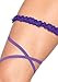 Leg Avenue Women's Festival Garter Leg Wraps, Neon Purple, One Size