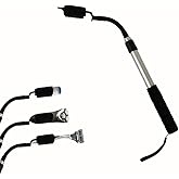 EASACE Electric Shaver Extension Handle with Adjustable Length, Bottle Extension Holder for Easy Reach,Extender Handle for Hair Brush, Multiple Functions Razor Shaver for Full Body