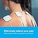 TENS Unit Pads Premium Multi Pack of Latex-Free, Non-Irritating Replacement Electrode Patches for Muscle Stimulation Massage Electrotherapy – 34pcs (2x2in Small, 2x4in XL, Pad Holders)