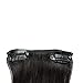 Clip in Extensions Human Hair,7pcs 70g Natural Black Remy Hair Clip In Extensions for Women 16inch Double Weft Human Hair Clip InHair Extensions