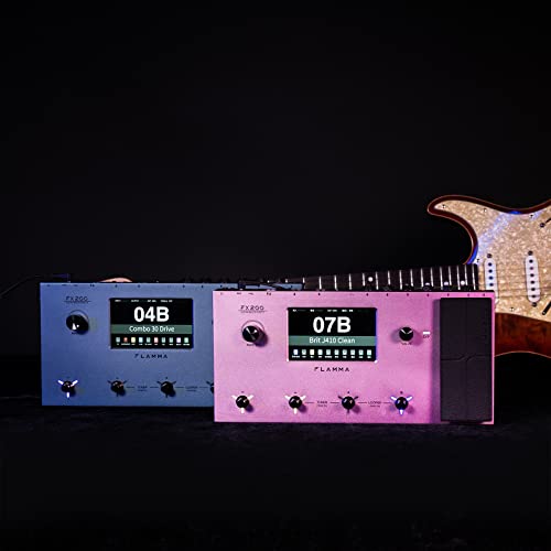 FLAMMA FX200 Multi Effects Guitar Pedal with 5” LCD Touch Screen