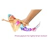 Barbie Dreamtopia Sparkle Lights Mermaid Doll with Swimming Motion and Underwater Light Shows, Approx 12-Inch , Gift for…