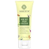 AMERTA Natural Insect Repellent Lotion for Kids, DEET FREE, Repels Mosquitoes, Gnats, No-See-Ums, Ticks, and More Biting Bugs, Relieves Itching and Swelling, and Moisturizes Skin