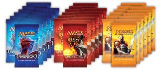 8 Player Booster Draft Box Set of Magic the Gathering MTG - Dragon's Maze / Gatecrash / Return to Ravnica Booster Draft Packs (Plus FREE Playmat)