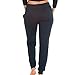 [E177P-NV-M] Coco-Limon Fleece Womens Jogger, Long, Zipper Pockets Navy Medium