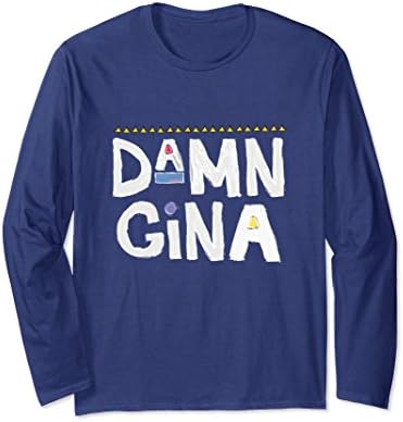 Unisex Damn Gina T-shirt Go Gina 90s Tee Do It For The Culture Tees XL: Navy