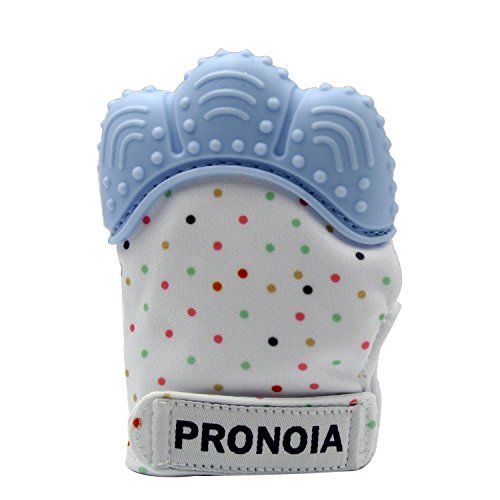 image for Pronoia Baby Teething Mitten for Self-Soothing Pain Relief Helps Babie