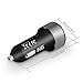Quick Charge 3.0, iKits 30W Dual USB Car Charger Adapter, Rapid Charger 5V/2.4A+QC3.0 for Samsung Galaxy S7/S6/Edge/Plus/Note7/ 5/4, HTC, LG, Smart Port for iPhone 7/iPad Pro/Air 2/mini and more