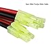 HRB 3 Pairs Mini Tamiya Battery Connectors Male & Female 14awg Silicone Wire Airsoft