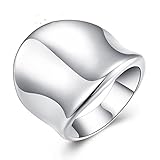Minkang Fashion Jewelry 925 Solid Silver Classic Beautiful Womans Rings (8#)