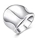 Minkang Fashion Jewelry 925 Solid Silver Classic Beautiful Womans Rings (8#)