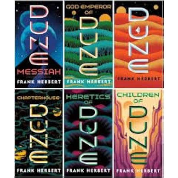 Complete Dune Series Set ( 6 Books ) Dune; Dune Messiah; Children