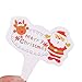 Qibote 200 Pieces Christmas Cupcake Toppers Picks, Cake Toppers for Christmas Party Cupcake Decoration Supplies