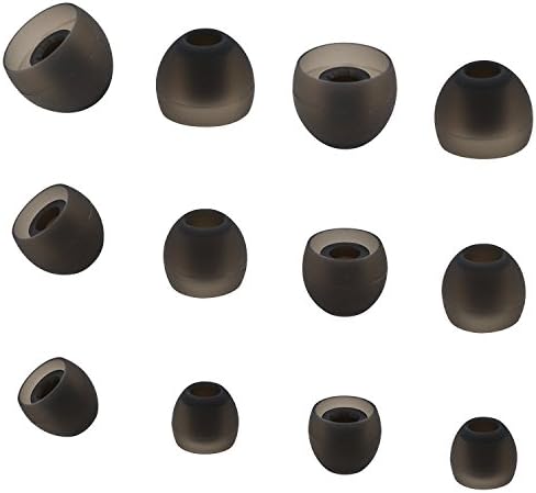 Replacement Eargels Buds for Samsung Galaxy S8 Note8 Earphones, BLUEWALL Samsung Galaxy S8 Note 8 Ear Gels, Soft Silicone S/M/L 3 Sizes,S8 AKG Ear Tips (Black)