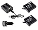 ADIKA Hero 4 Dual Charger + Battery Eliminator USB Car Charger for GoPro + 2 pcs for Go Pro Hero4 Rechargeable Batteries Pac AHDBT-401 Accessories Bundle for GoPro Camera Back up Batteries