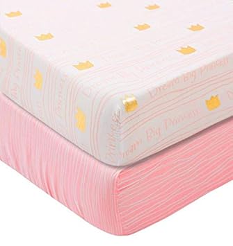 metallic gold crib sheets