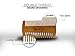 Beard Do Dual Action Wooden Beard Comb & Case - Natural Brown Pear Wood Anti-Static and Hypoallergenic Wood Pocket Comb - For Long and Short Beards & Mustaches with Fragrance Scent