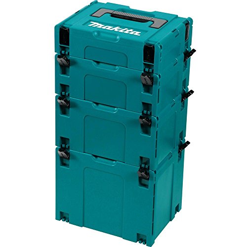 UPC 635797575433, Makita Tools Interlocking Stackable Tool Storage Case Set w/ Custom Foam Inserts