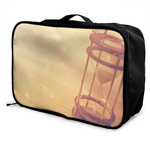 Travel Luggage Duffle Bag Lightweight Portable Handbag Hourglass Large Capacity Waterproof Foldable Storage Tote