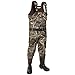TideWe Chest Wader, Camo Hunting Wader for Men, Waterproof Cleated Neoprene Bootfoot Wader, Insulated Hunting & Fishing Wader Realtree MAX5 Camo