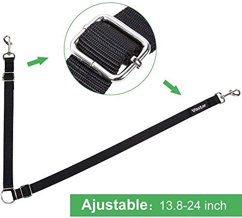 Vastar Double Dog Walker, Adjustable Heavy Duty Double Dog Leash for Pets, No Tangle Two Dogs Training Leash for Dogs up… - Image 5