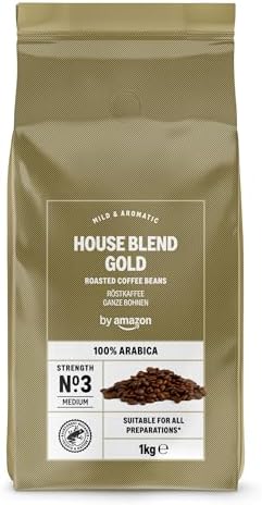 House Blend - Granos de café dorados de 1 kg, 1 paquete