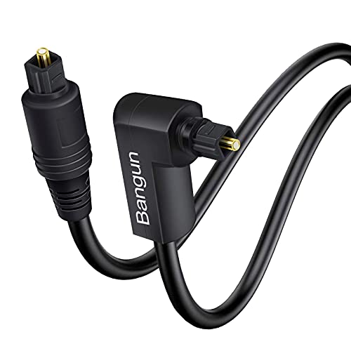 90 Degree Optical Audio Cable 2 feet, Optical Sound