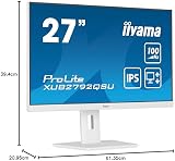 iiyama -W6 27" QHD IPS 100Hz Monitor HAS view 14