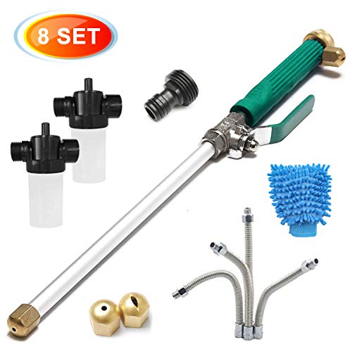 CAVEEN Hydro Jet High Pressure Power Washer Wand for Garden Hose, Flexible Extendable Water
