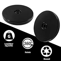 Bivethoi 2 Pack 4 Inch Turntable Mini Turntable