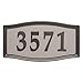 Whitehall Products Easy Street Address Sign Plaque, Bronze