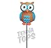 Tenna Tops Owl Couple Car Antenna Toppers/Auto Mirror Danglers/Dashboard Accessories (Pack of 2)
