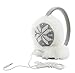 Women Lady's Knit Snowflake Design Soft Furry Ear Muffs Headphones Music Gray One Size