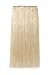 S-noilite Blonde Double Weft Clip in Human Hair Extensions 22inch 160g 8pcs 18 Clips Full Head Thick Soft Straight Clip on Extensions Real Hair Platinum Blonde #60