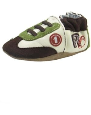 Athletic All Star Sport Infant Soft Sole Leather Baby Boy Sneakers by Robeez