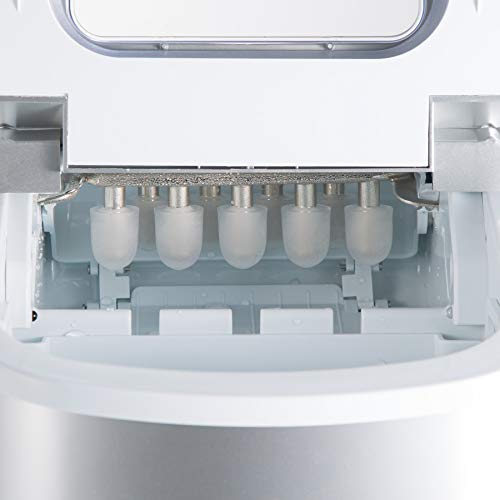 tectake Eiswürfelmaschine -diverse Farben- (Silber) – Bild 7