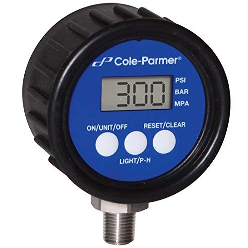 Amazon.com: cole-parmer Manómetro Digital, 0 – 300 PSI, 2.5 ...