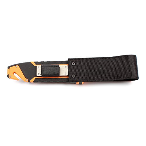 Fixed Blade Tactical Knife Firebird F803 w/ Firestarter & Sharpener (Orange) - Thumbnail 3