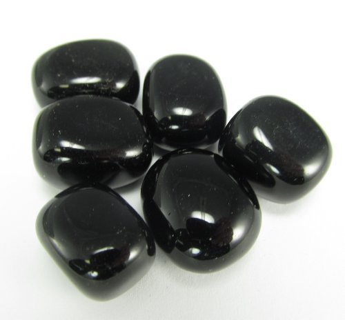 Tumbled Black Obsidian Stone Gemstone Crystal Healing Rock Wiccan Supplies