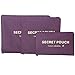Hopsooken Travel Organizer Luggage Compression Pouches, Wine Red (7-Piece Set)