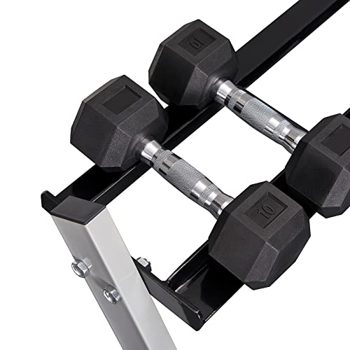 FISUP Dumbbell Rack,3 Tier Weight Rack for Dumbbells,Multilevel Free